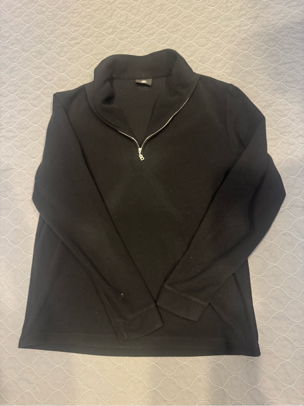 Bogner Black Quarter Zip Pullover Sweater